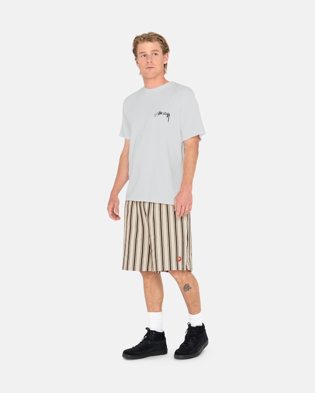 Shorts Stussy Our Legacy Travail Shop Laguna Multicolore Stripes Beige | NDJO-14882306