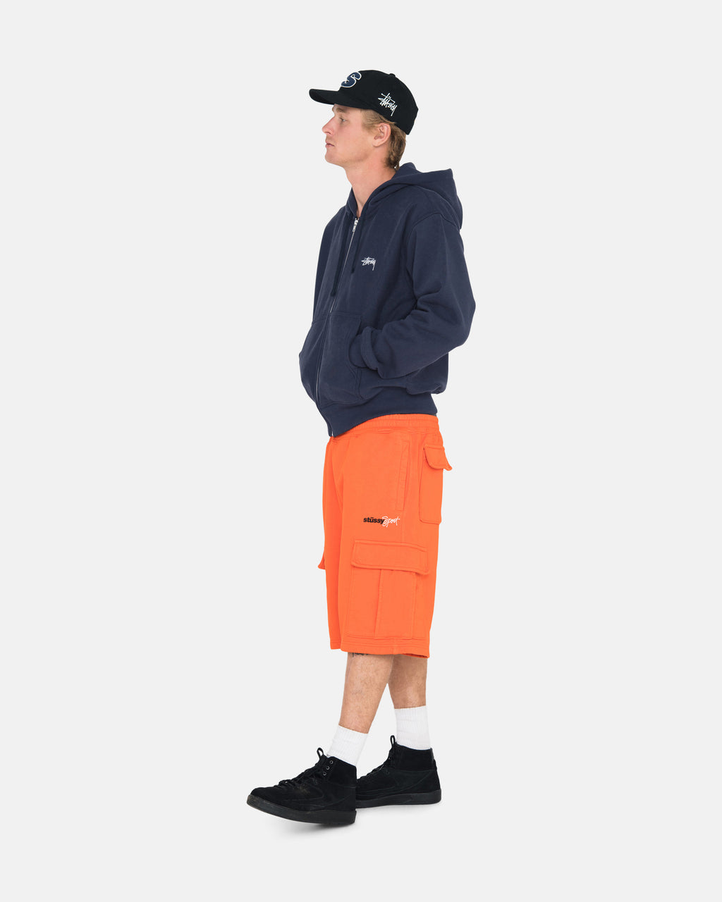 Shorts Stussy Sport Fleece Grise | CDBL-37065597