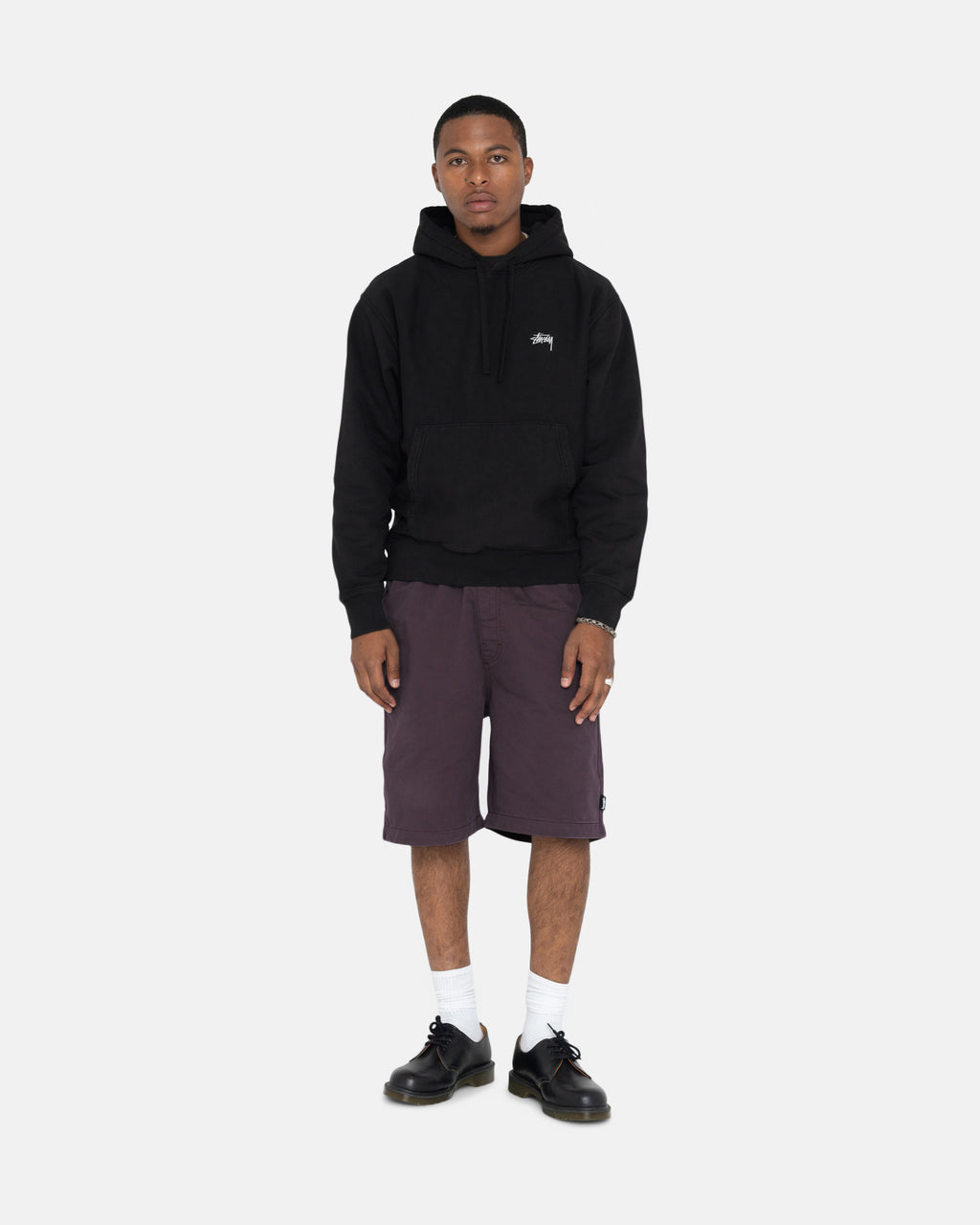 Shorts Stussy Brushed Beach Espresso | ASCJ-93739007