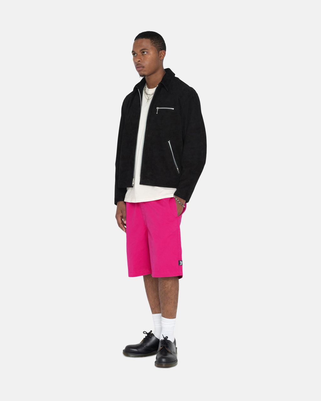 Shorts Stussy Brushed Beach Rouge | MKDD-07769337