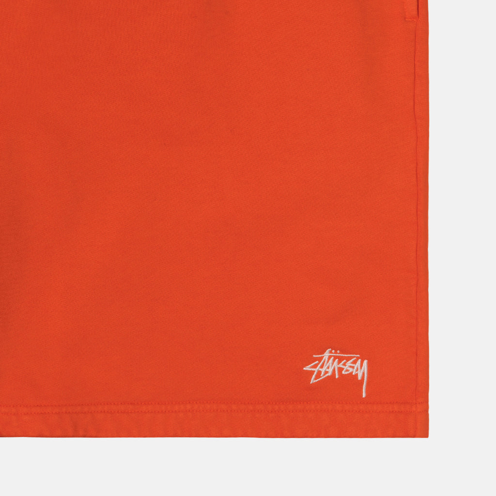 Shorts Stussy Overdyed Stock Logo Sweat Bleu | AVYF-19261548