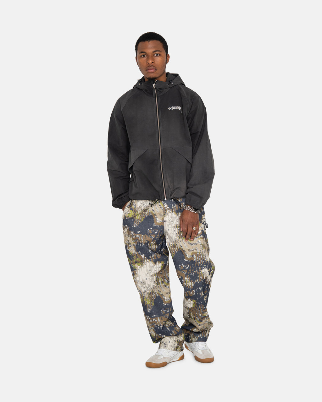 Pantalon Stussy Brushed Beach Noir | ONYC-14460537