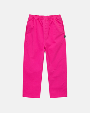 Pantalon Stussy Brushed Beach Rouge | VGVG-10035976