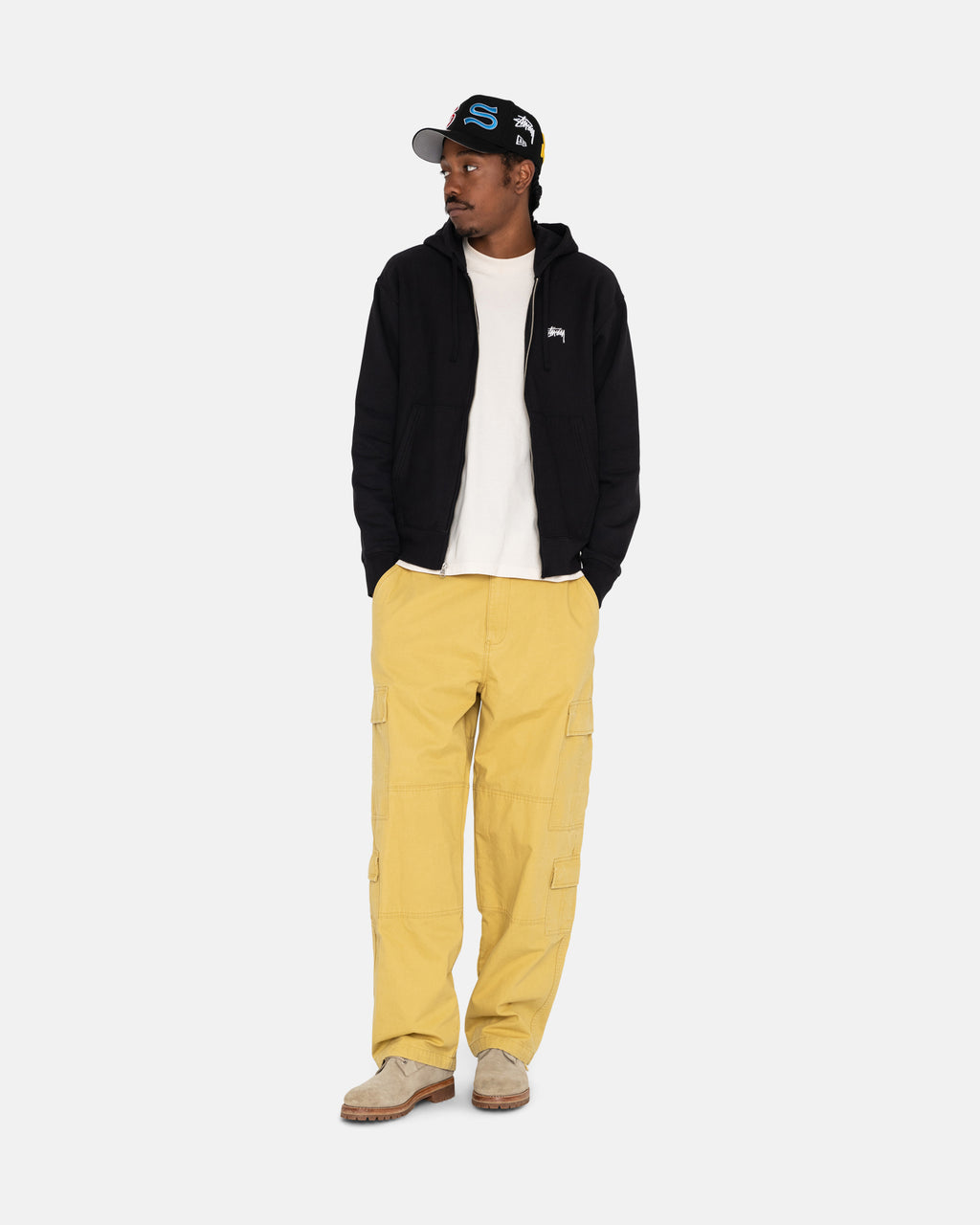 Pantalon Stussy 8 Ball Embroidered Noir | TNWQ-83530167