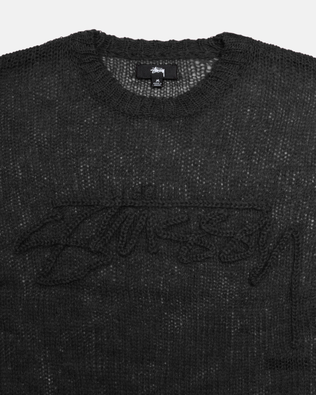 Chandails Stussy Loose Knit Logo Violette | NFQE-17946435