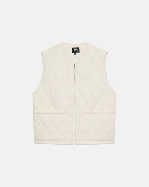 Gilet Stussy Diamond Matelassé Noir | LSGB-83067243