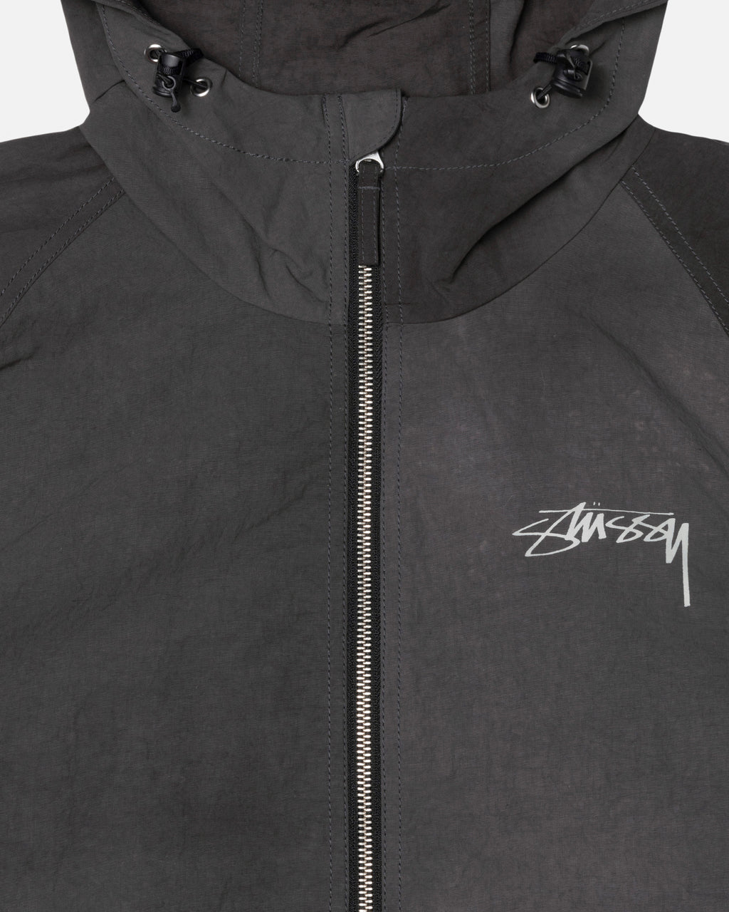 Sweat à Capuche Stussy Our Legacy Drop Shadow Pigment Dyed Noir | AKPZ-71632387