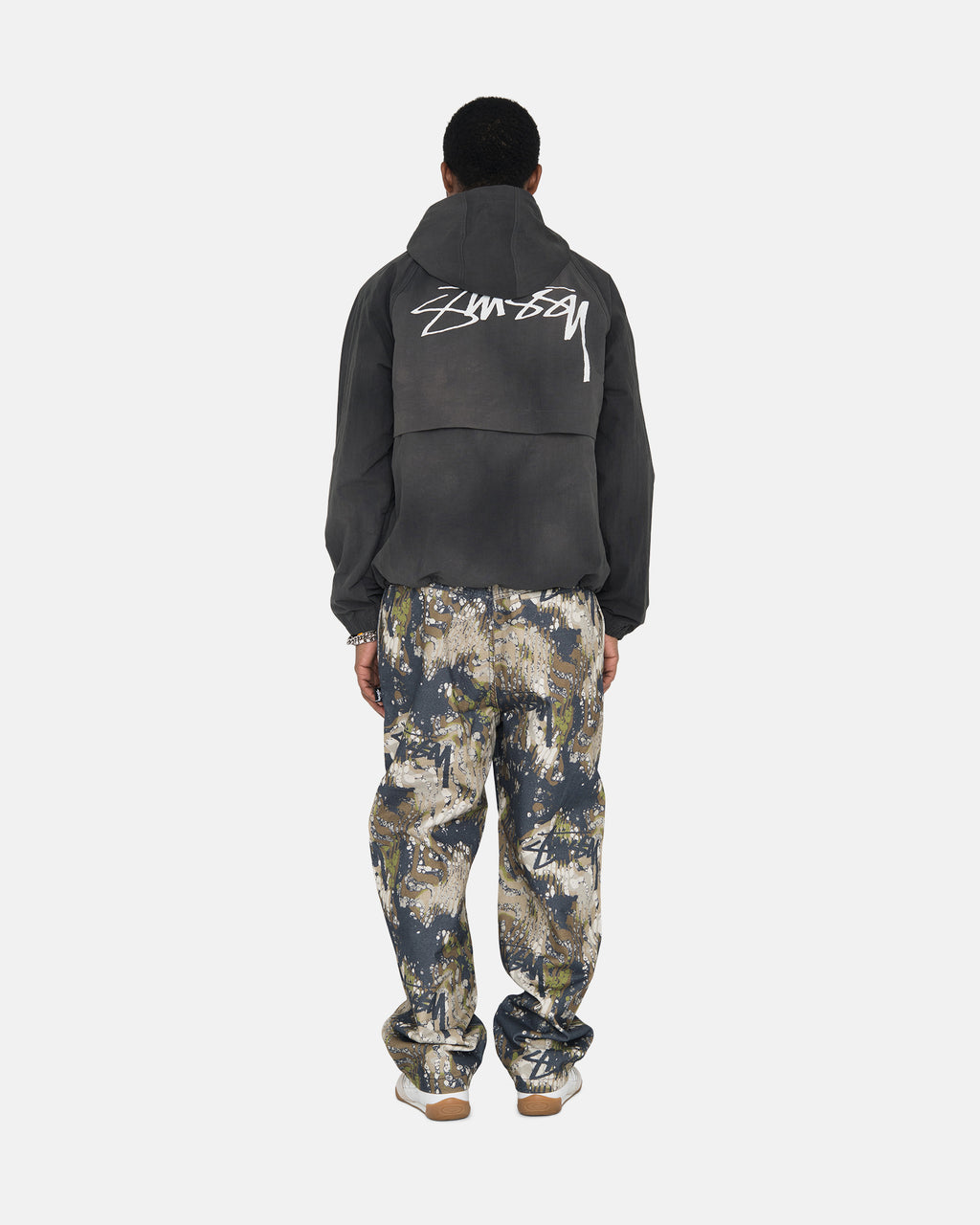 Sweat à Capuche Stussy Our Legacy Drop Shadow Pigment Dyed Noir | AKPZ-71632387