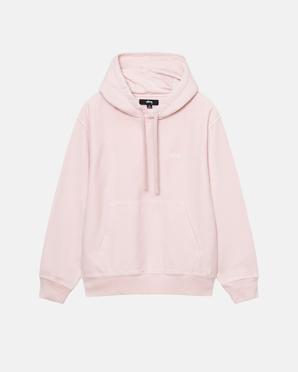 Sweat à Capuche Stussy Stock Logo Zip Rose | TLKW-50862735