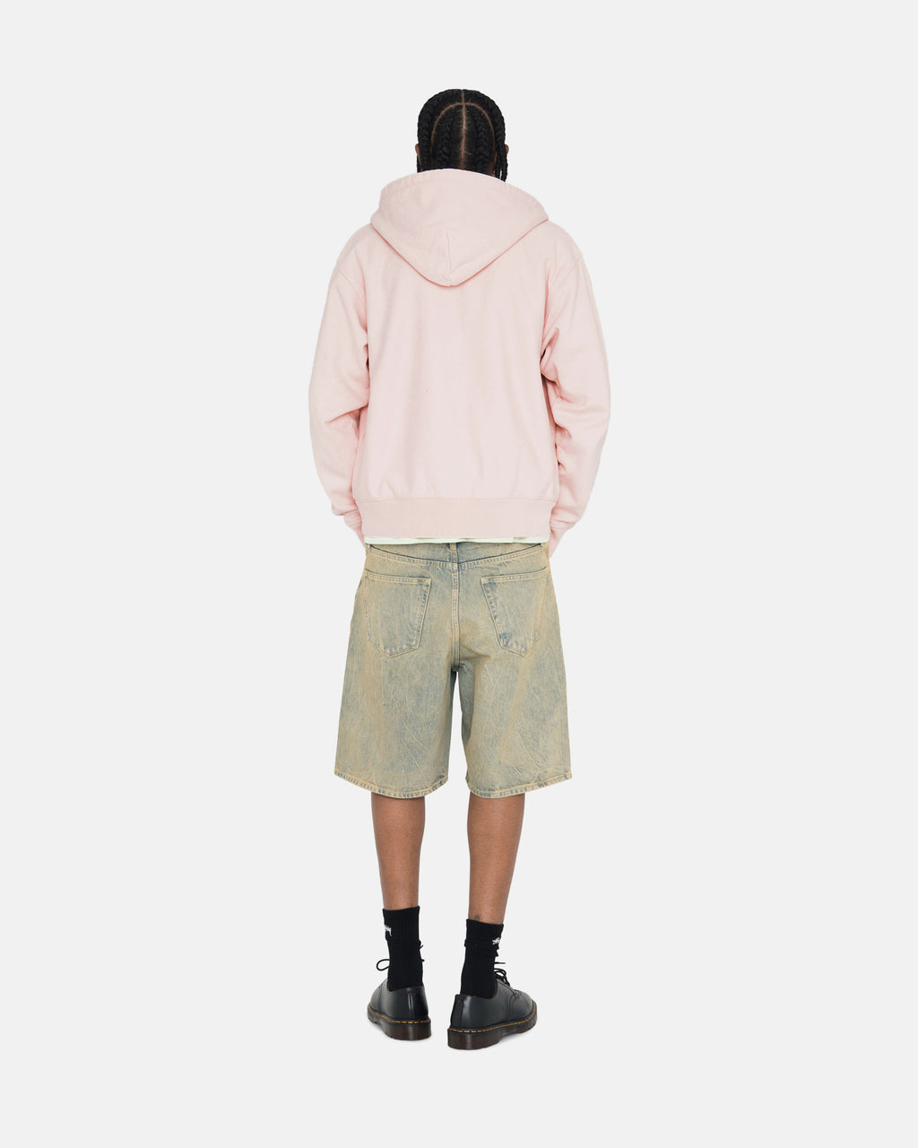 Shorts Stussy Overdyed Stock Logo Crew Rose | SYVW-05380469