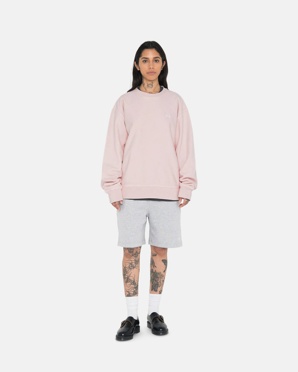 Shorts Stussy Overdyed Stock Logo Sweat Rose | HPLX-44544940