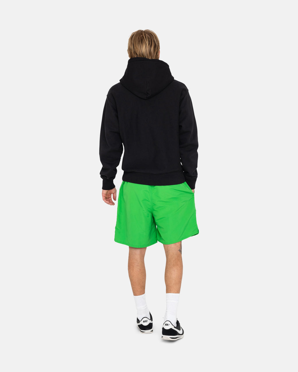 Shorts Stussy Overdyed Stock Logo Sweat Noir | XCDO-76838896