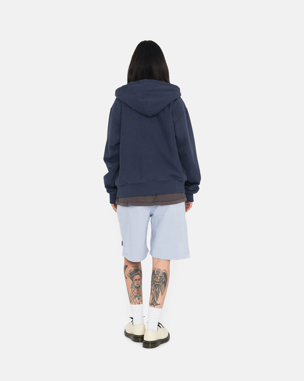 Shorts Stussy Overdyed Stock Logo Sweat Bleu Marine | FDIW-07599627