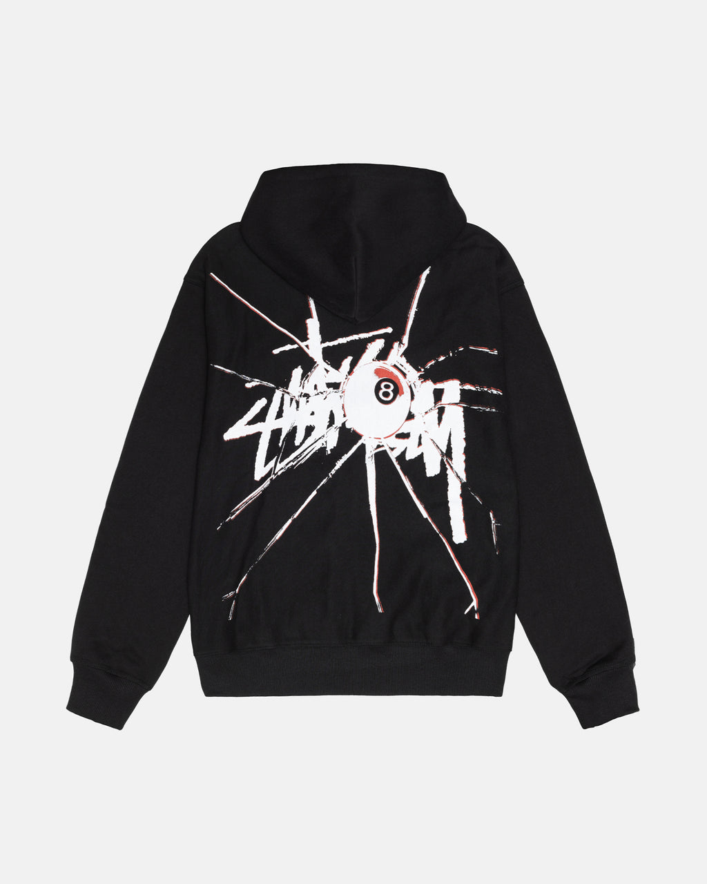 Sweat à Capuche Stussy Shattered Zip Grise | FGAB-88817919