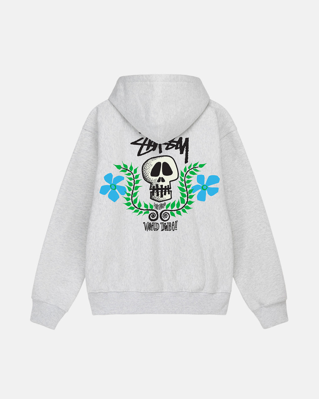 Sweat à Capuche Stussy Skull Crest Zip Violette | PDNX-91792227