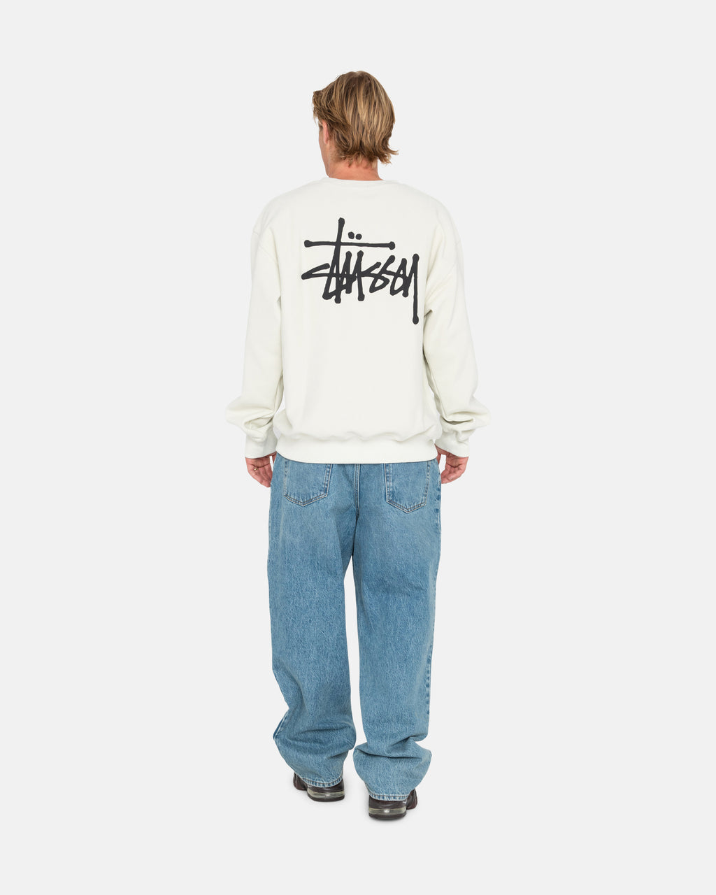 Shorts Stussy Basic Pigment Dyed Crew Artichoke | UHWL-24866799