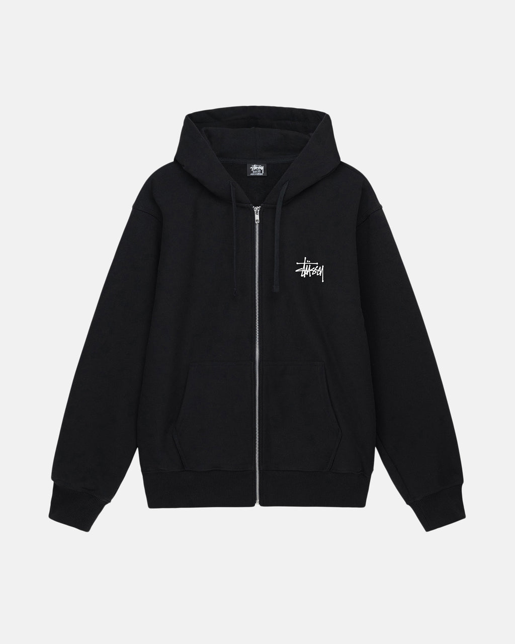 Sweat à Capuche Stussy Basic Zip Grise | XHIN-26061907