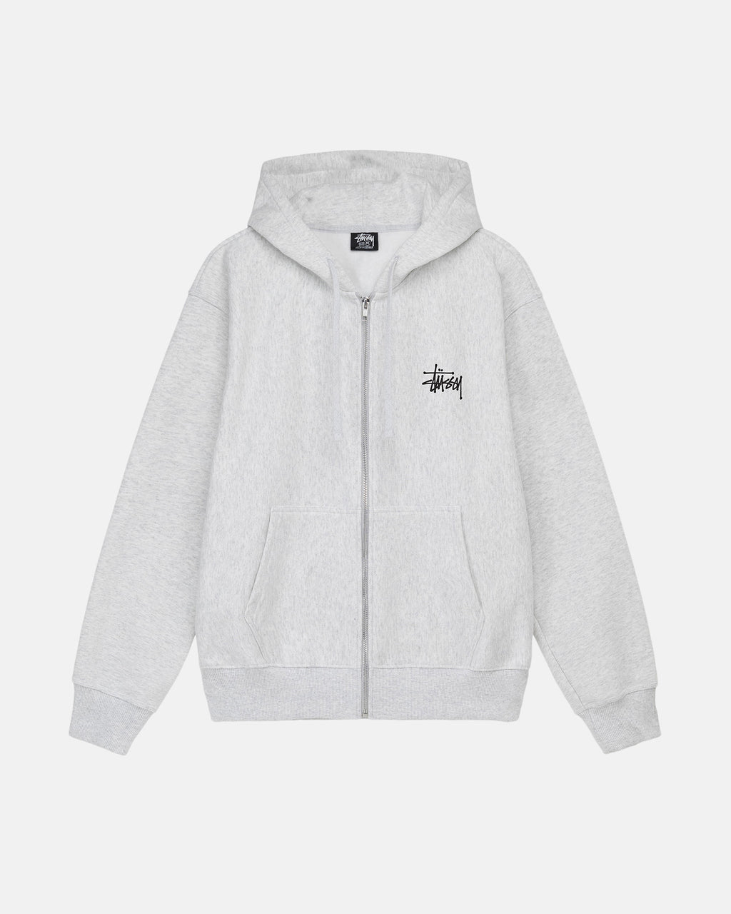 Sweat à Capuche Stussy Basic Zip Bleu Marine | HDQK-74439334