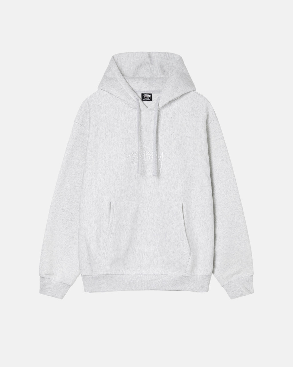 Sweat à Capuche Stussy Stock Logo Applique Grise | ELCW-48497817