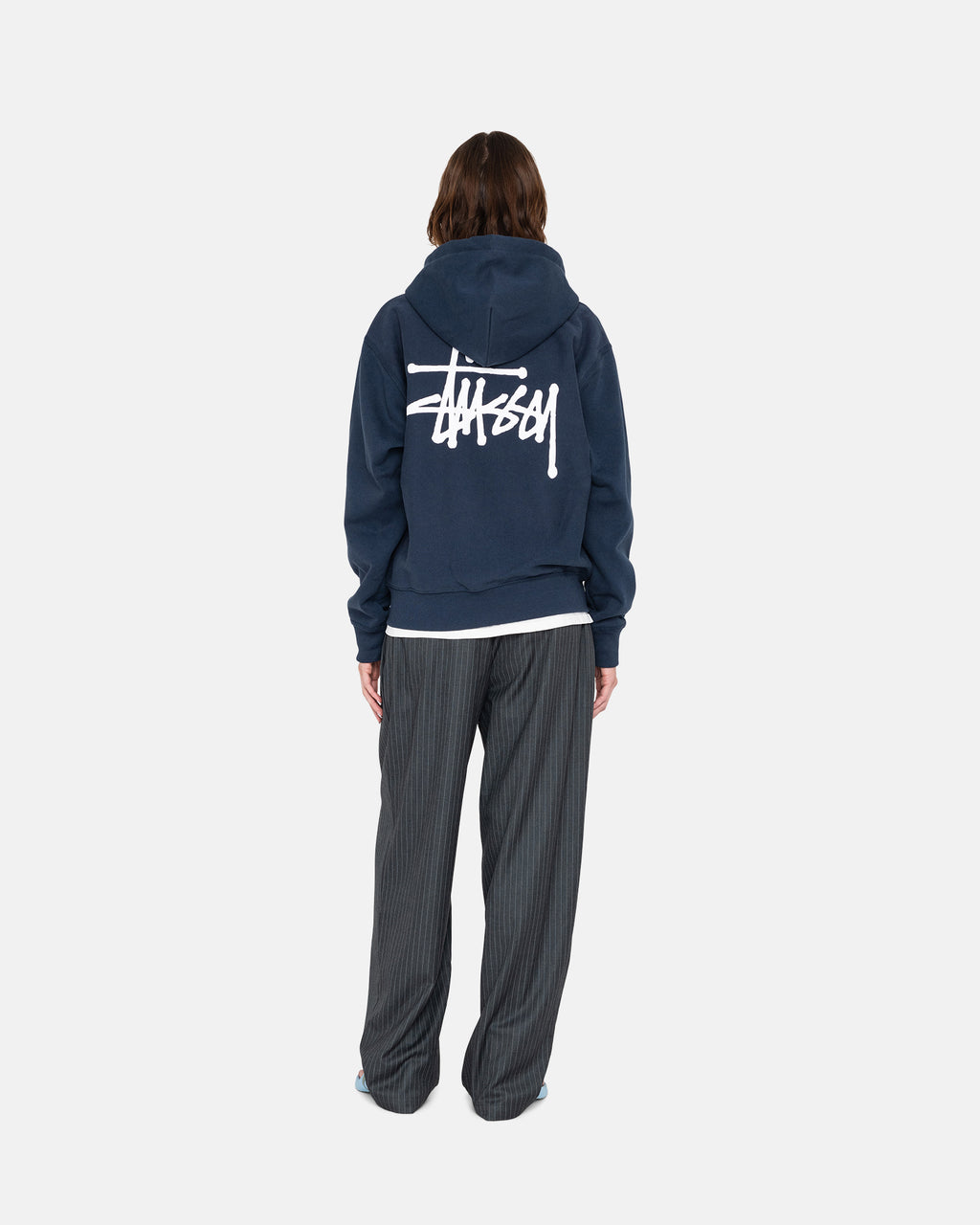 Sweat à Capuche Stussy Basic Zip Keylime | GGRM-97353750