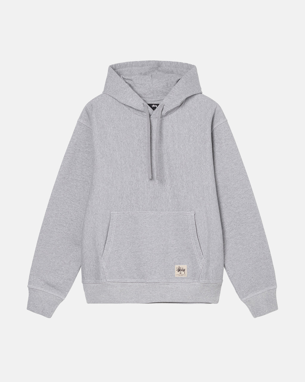 Sweat à Capuche Stussy Double Face Label Zip Grise | RCMB-42951720