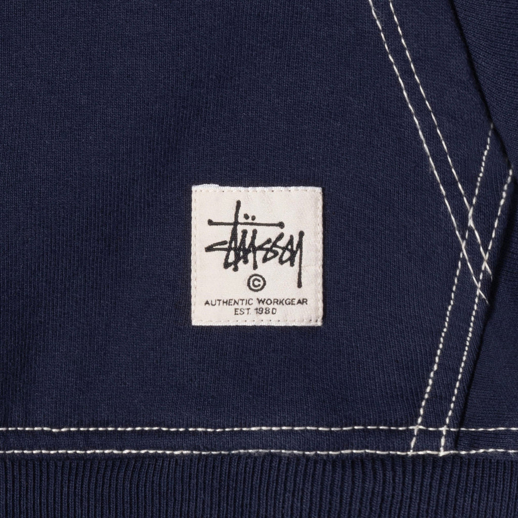 Shorts Stussy Contrast Stitch Label Crew Bleu Marine | HBDZ-57144805