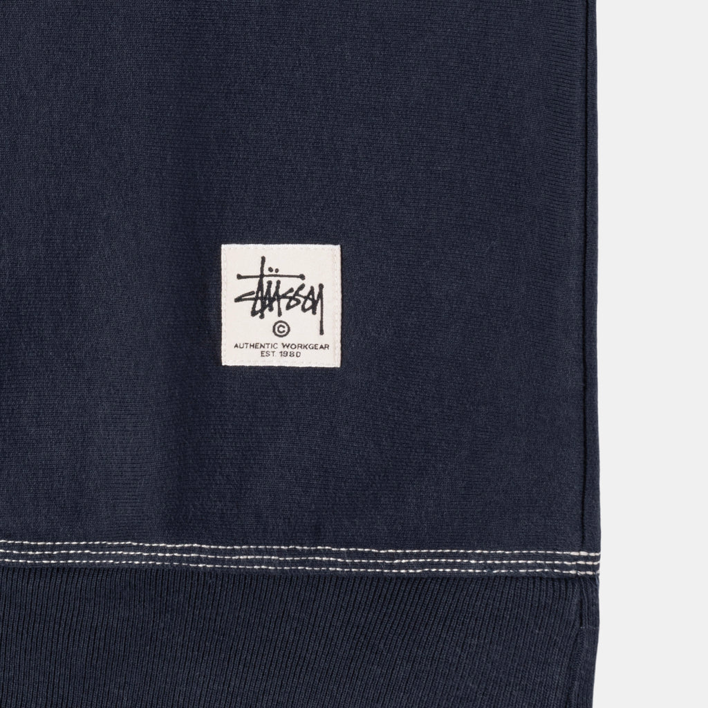 Pantalon Stussy Contrast Stitch Label Bleu Marine | JPAW-52192201