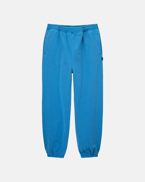 Shorts Stussy Pigment Dyed Fleece Bleu | FPOG-78118448