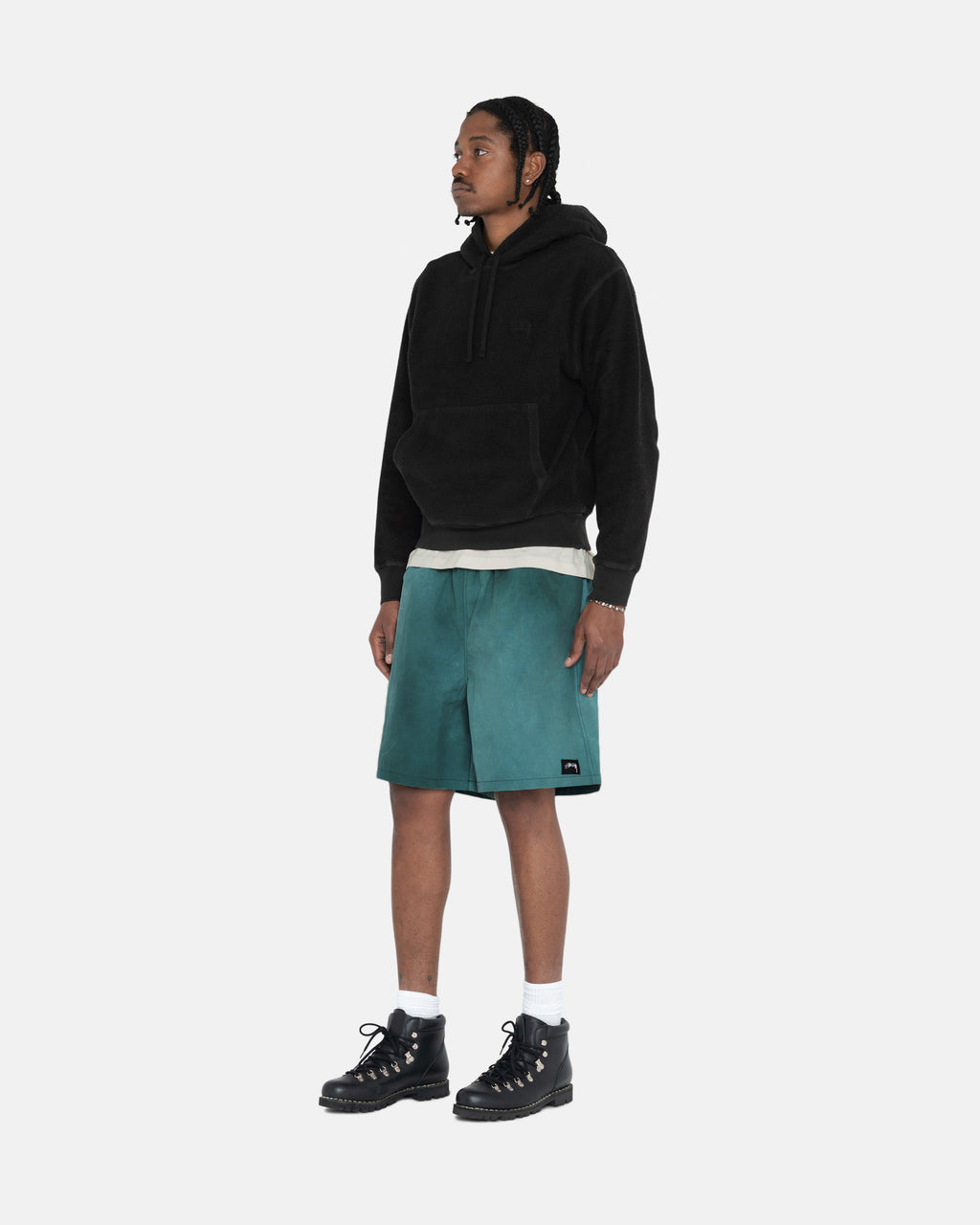 Pantalon Stussy Inside Out Fleece Noir | VNSW-68727769