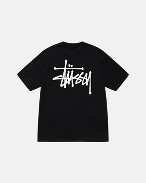 T Shirt Running Stussy Basic Stüssy Blanche | EKOJ-41014199