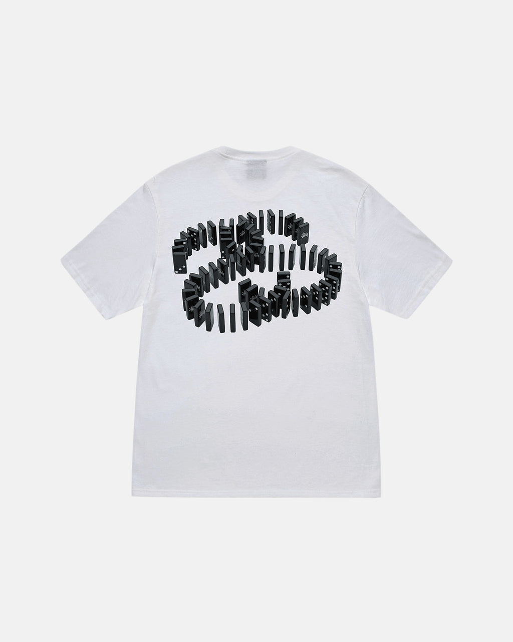 T Shirt Running Stussy Dominoes Keylime | YEQO-48202073