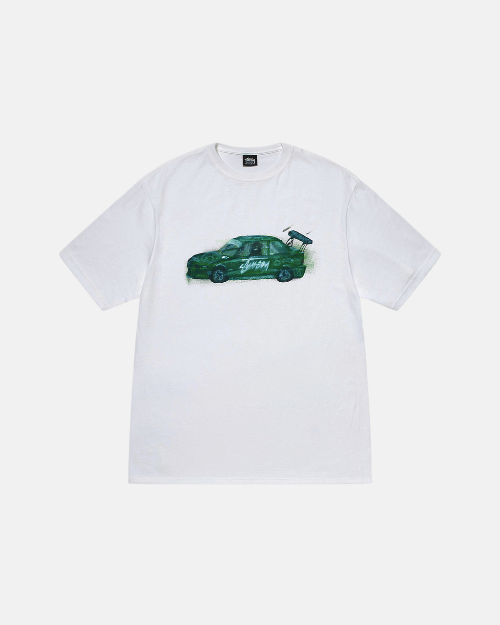 T Shirt Running Stussy Racecar Keylime | IWOM-90757945