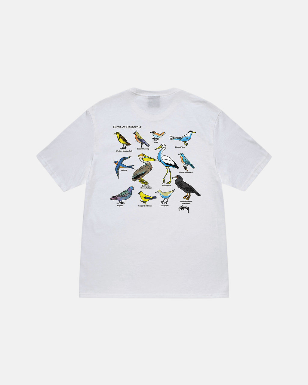 T Shirt Running Stussy California Birds Tea | PAFQ-88692490