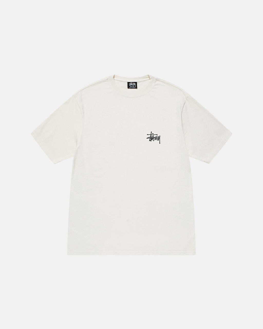 T Shirt Running Stussy Basic Pigment Dyed Artichoke | IJPE-87644825