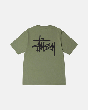 T Shirt Running Stussy Basic Pigment Dyed Rose | RXYR-68017965