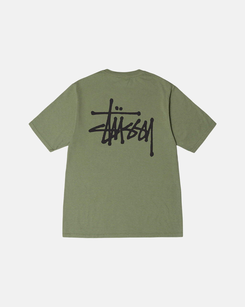 T Shirt Running Stussy Basic Pigment Dyed Rose | RXYR-68017965