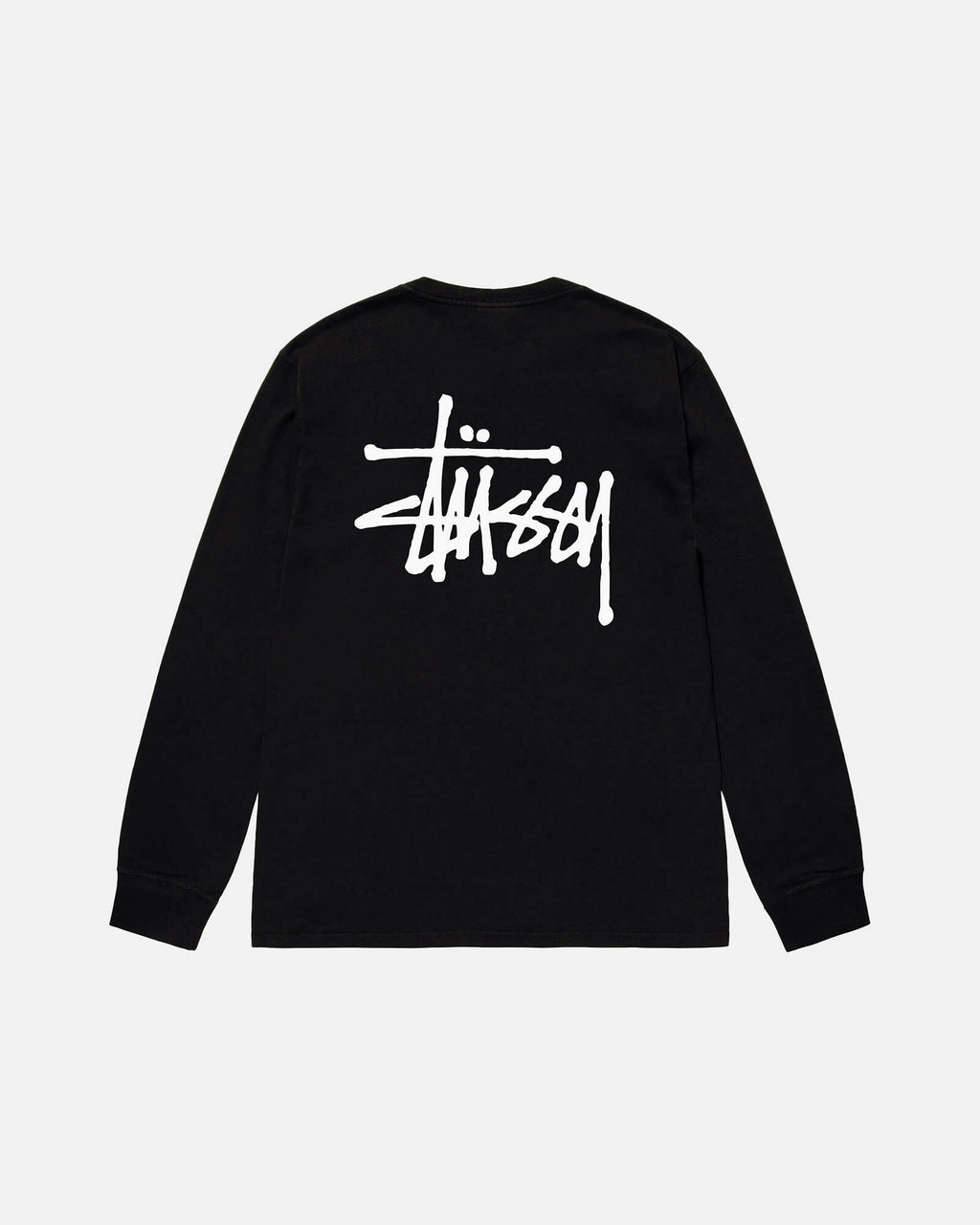 T Shirt Running Stussy Basic Ls Blanche | GFXQ-19161621