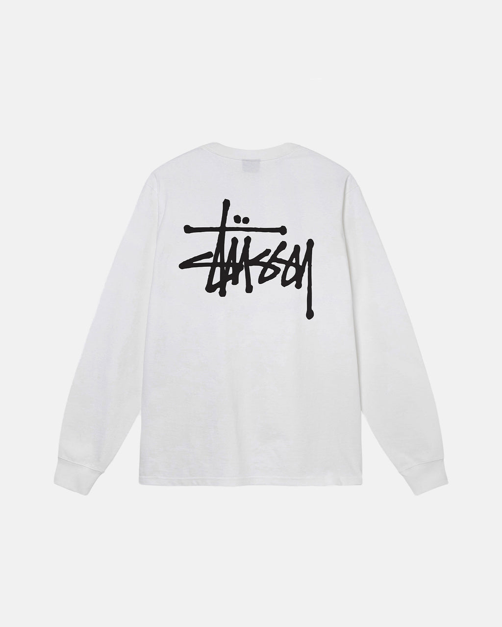 T Shirt Running Stussy Basic Ls Bleu Marine | IOQO-96739708