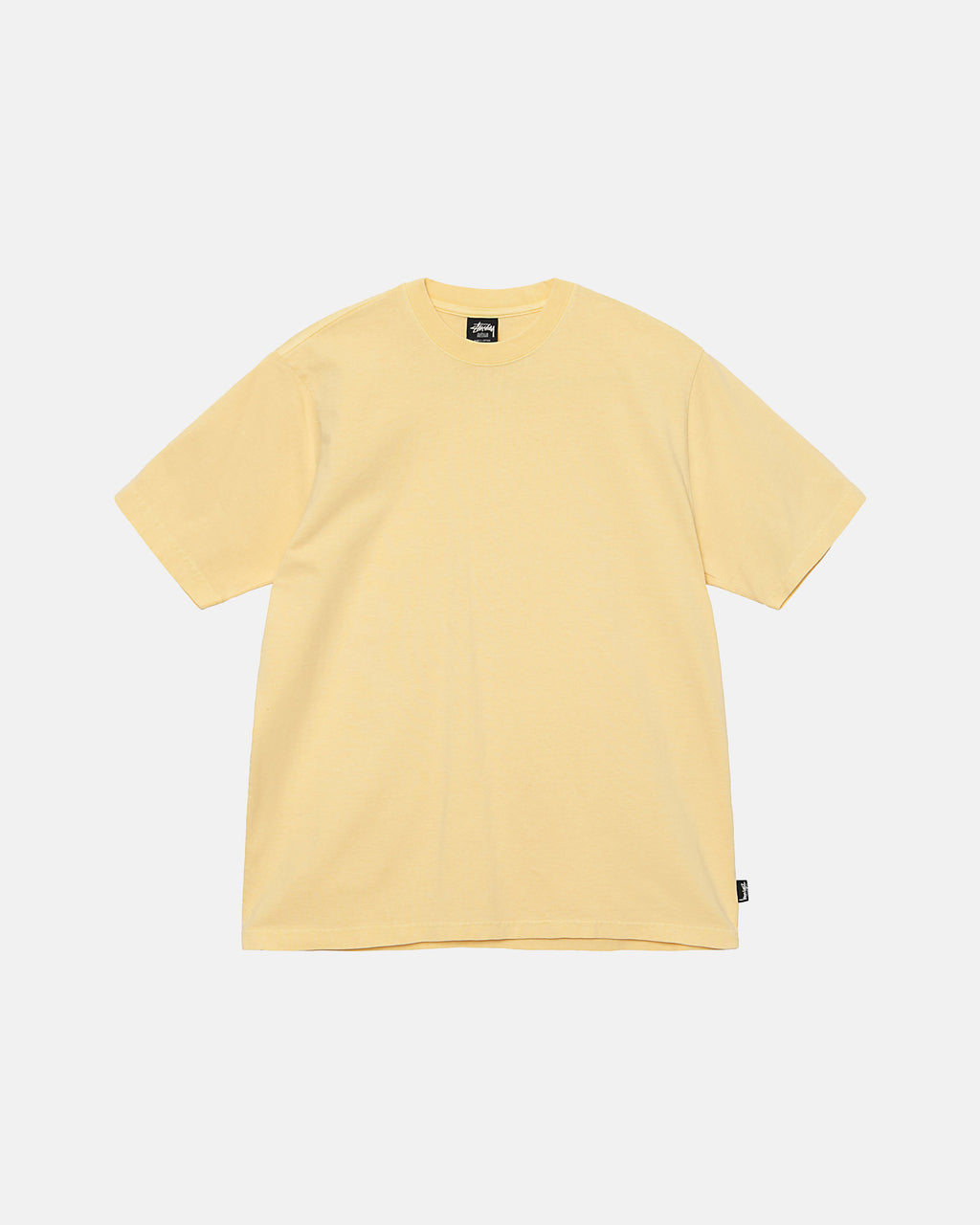 T Shirt Running Stussy Heavyweight Pigment Dyed Crew Bleu | QJKE-98325425