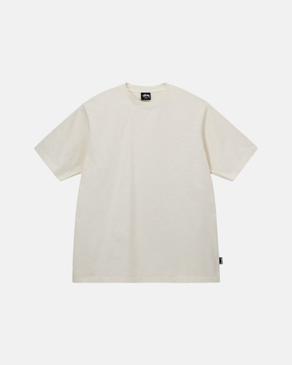 T Shirt Running Stussy Heavyweight Pigment Dyed Crew Jaune | ORQX-73997531