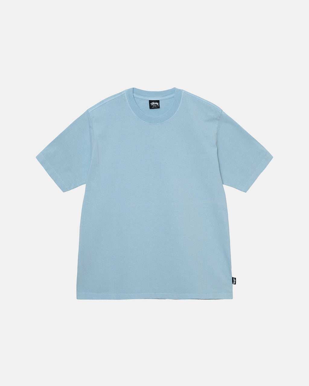 T Shirt Running Stussy Heavyweight Pigment Dyed Crew Vert Foncé | KOEM-30015160