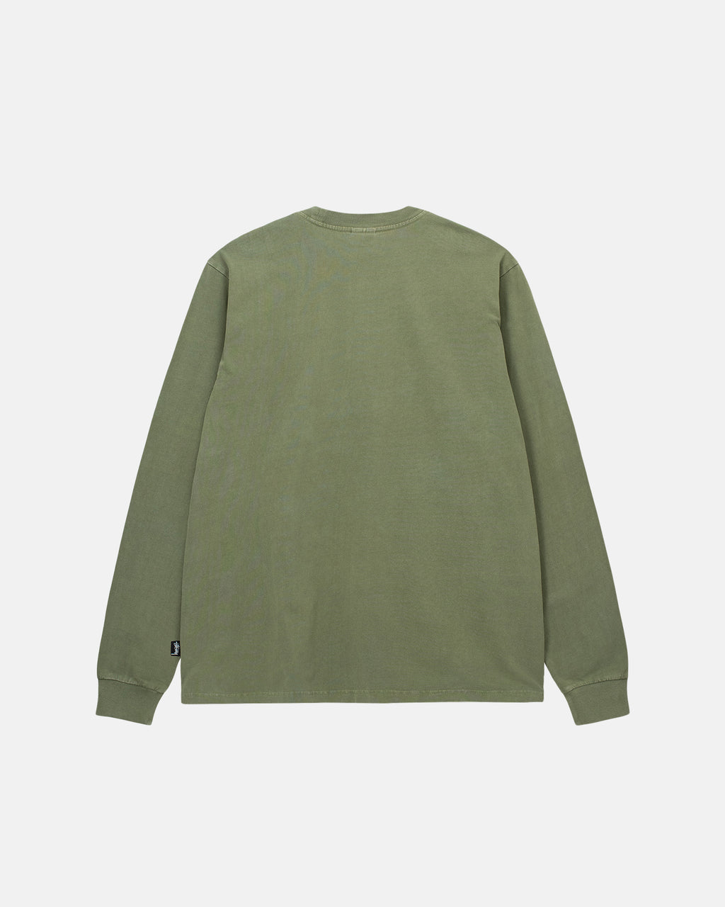 T Shirt Running Stussy Heavyweight Pigment Dyed Ls Crew Vert | AFRY-66526850