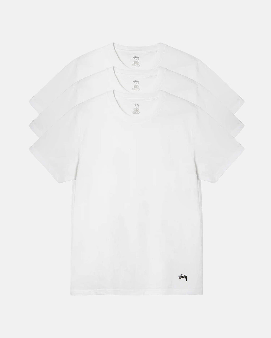 T Shirt Running Stussy Undershirt - 3 Pack Noir | IWDN-26056218