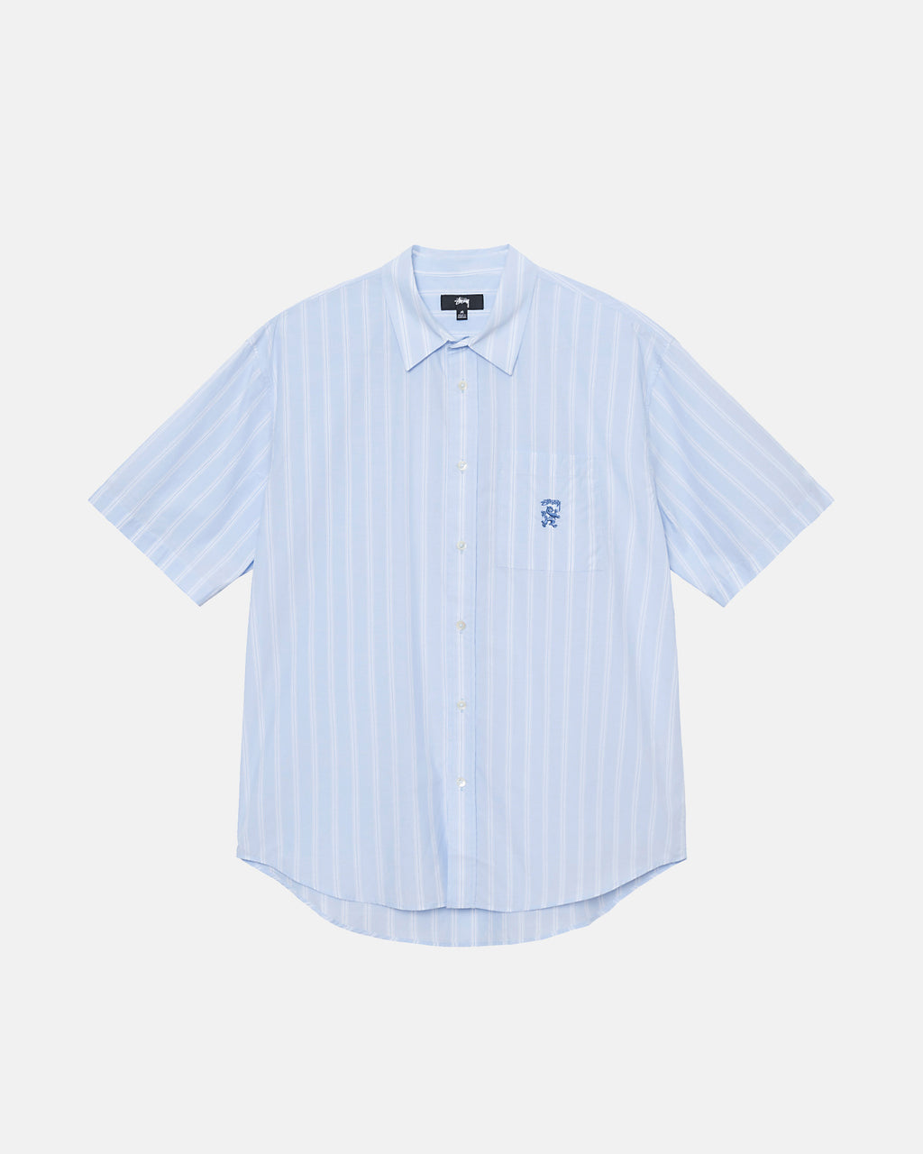 Chemises Stussy Boxy Rayé Ss Blanche Stripes | WVHN-61218367