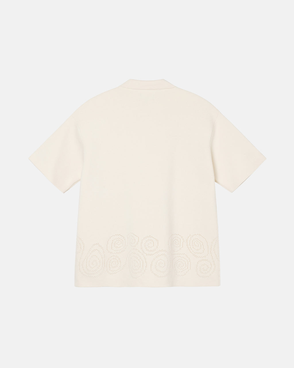 Chandails Stussy Big Mesh Polo Blanche | RWDT-34769273