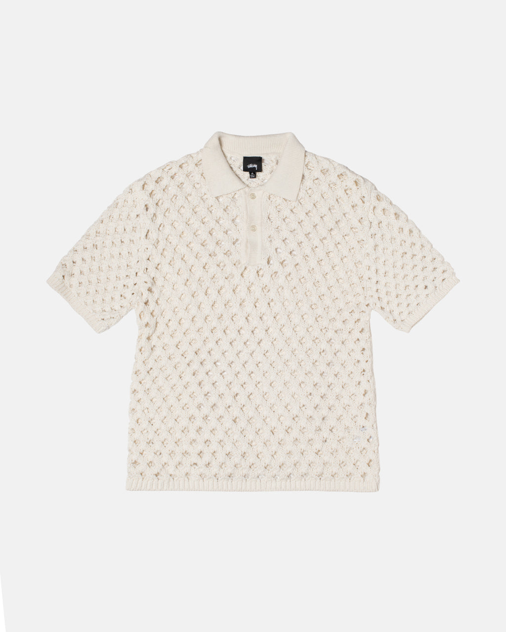 Chandails Stussy Big Mesh Polo Vert Clair | TNYC-44541631