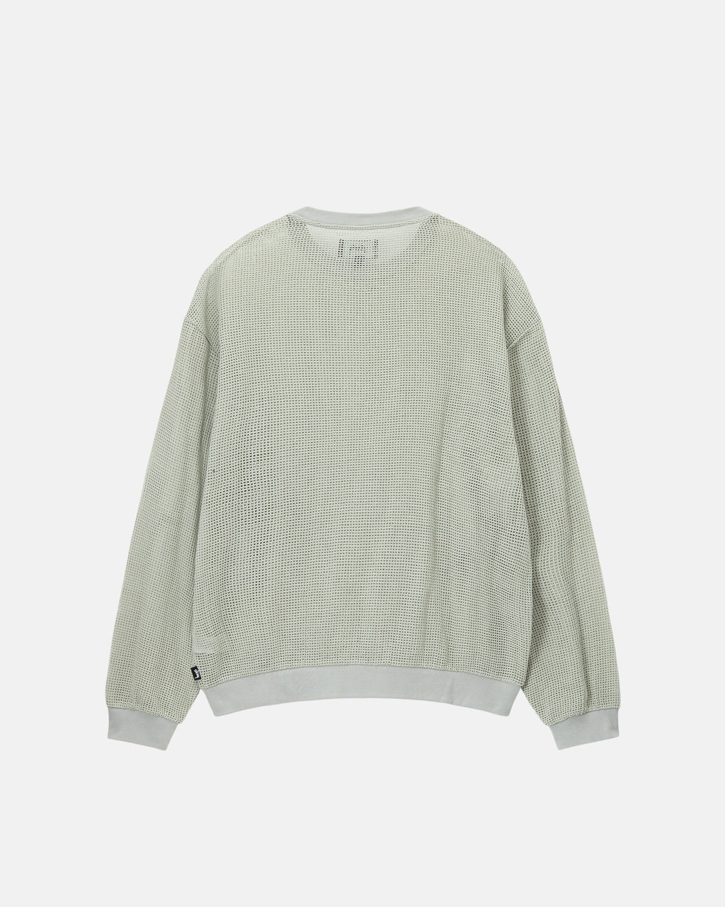 Chemises Stussy Coton Mesh Ls Crew Vert Olive | HJBV-07978215